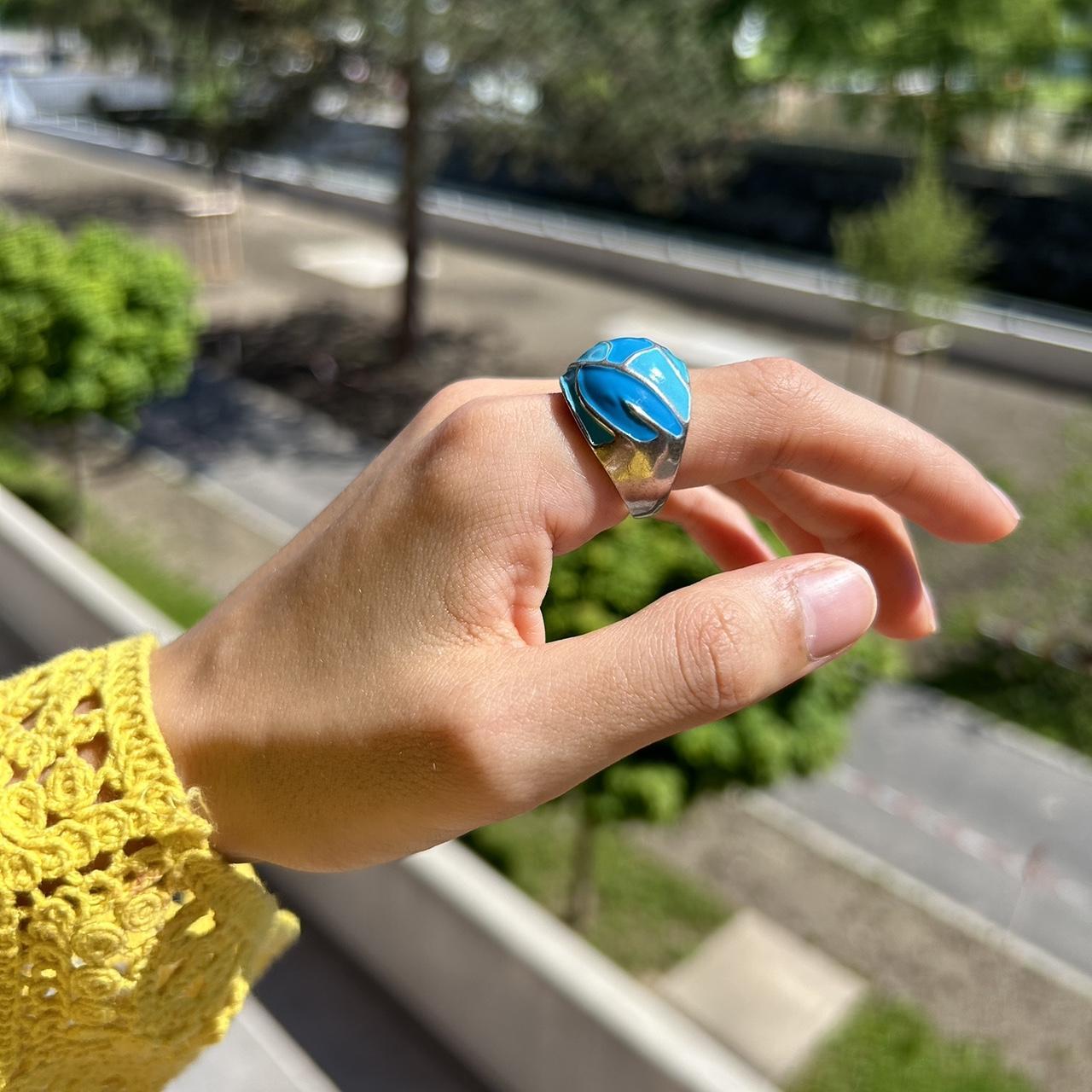 Pretty big blue ring