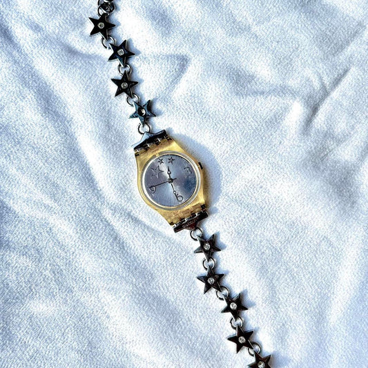 Little silver stars watch