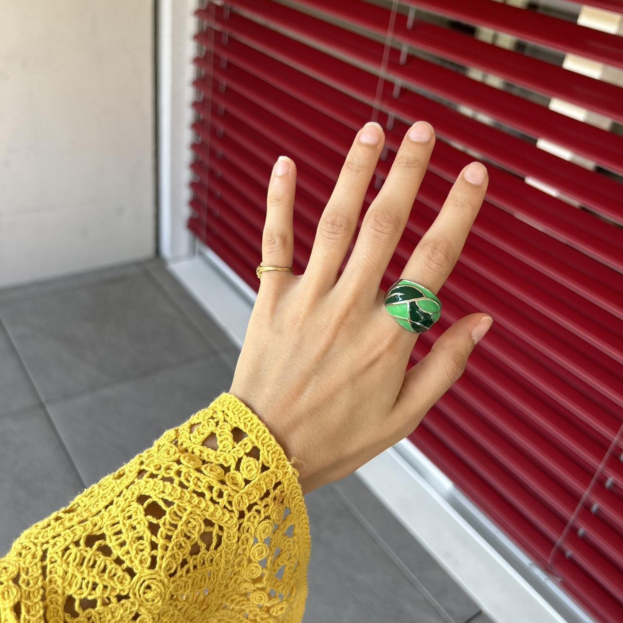 Lovely big green ring