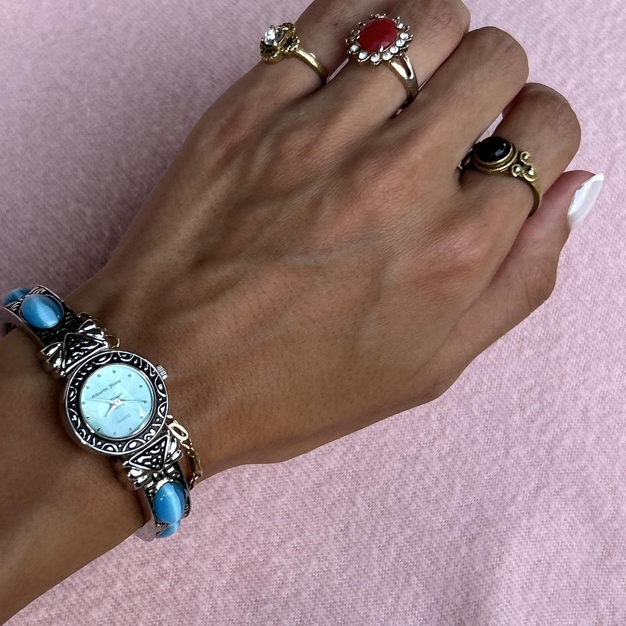 Blue stones watch