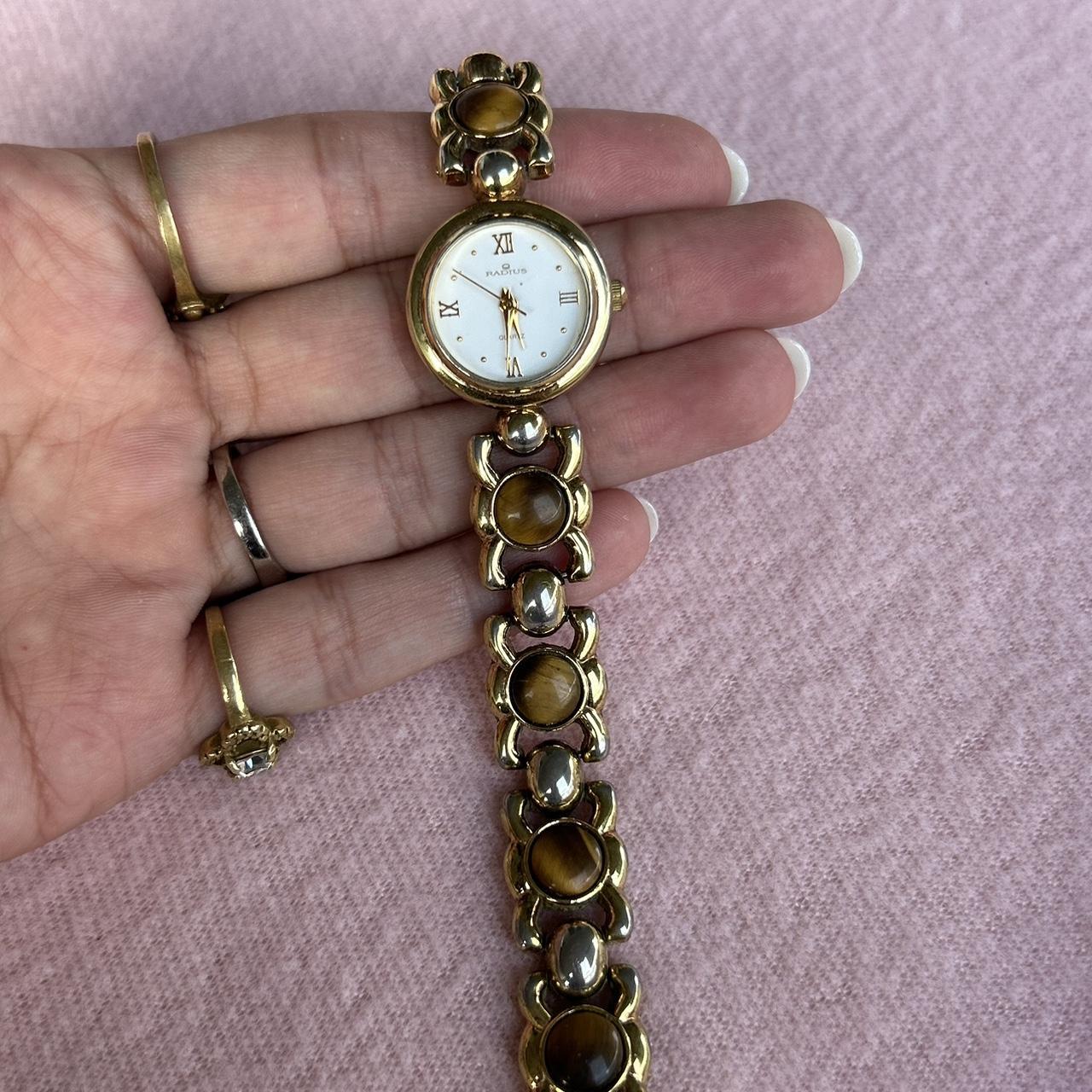 Tiger eye stones watch