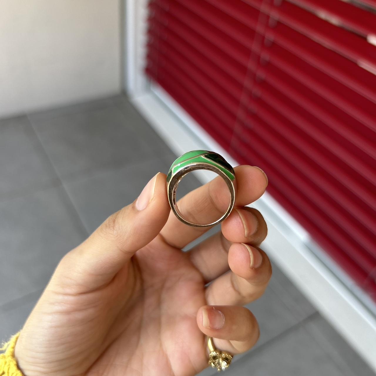 Lovely big green ring