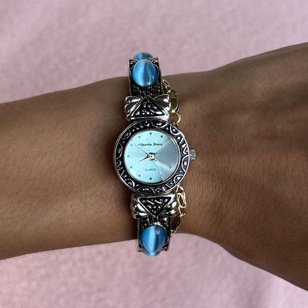 Blue stones watch