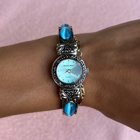 Blue stones watch