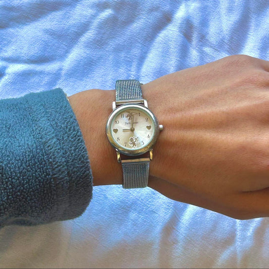 Cupids silver watch