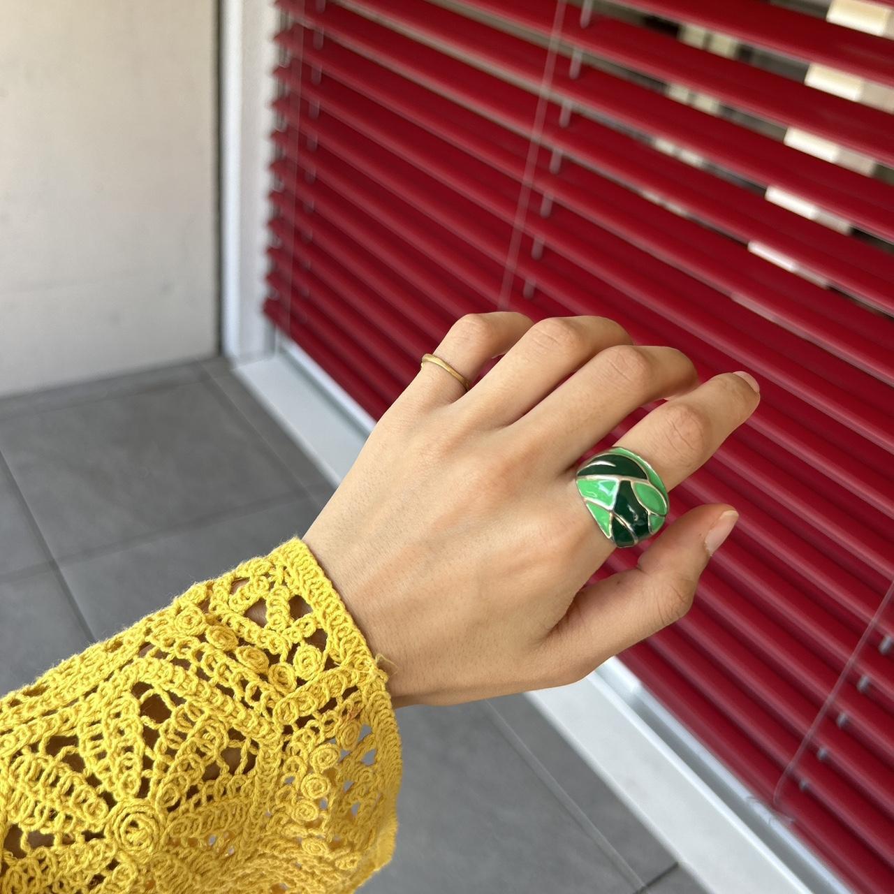 Lovely big green ring