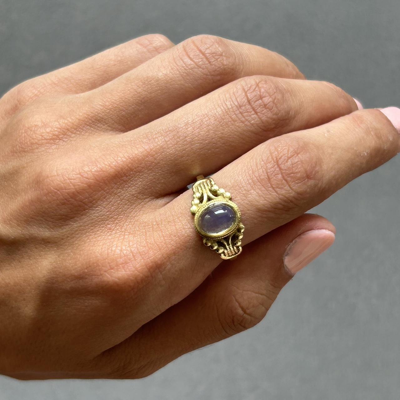 Crystal de roche ring