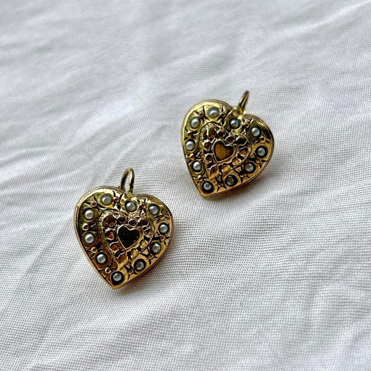 Heart earrings