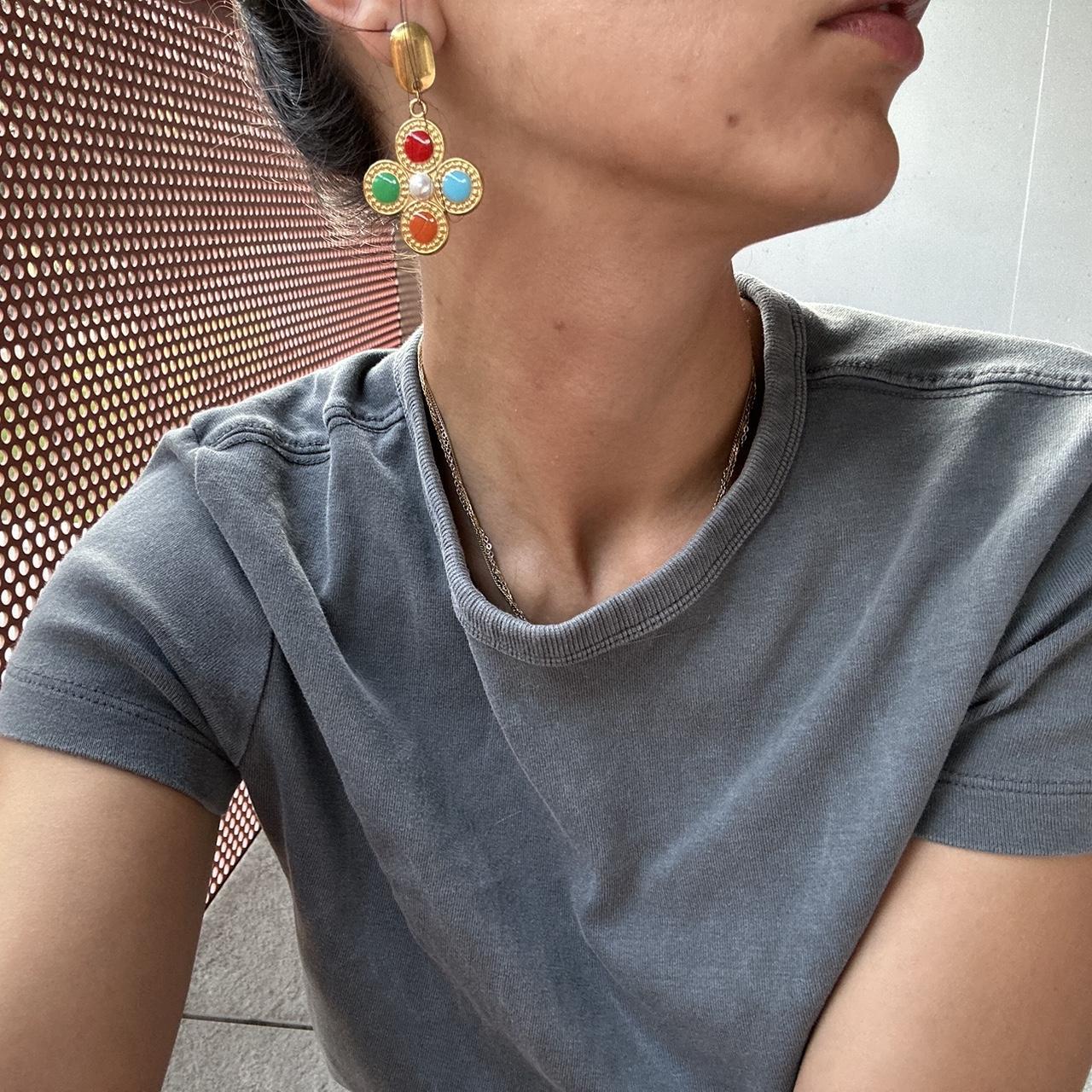 Multicolored earrings