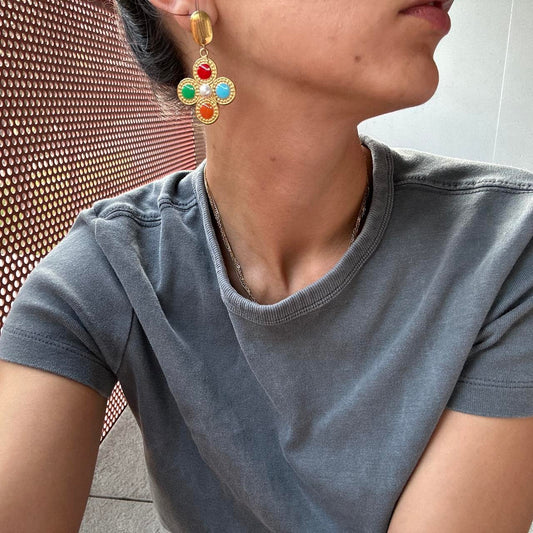 Multicolored earrings