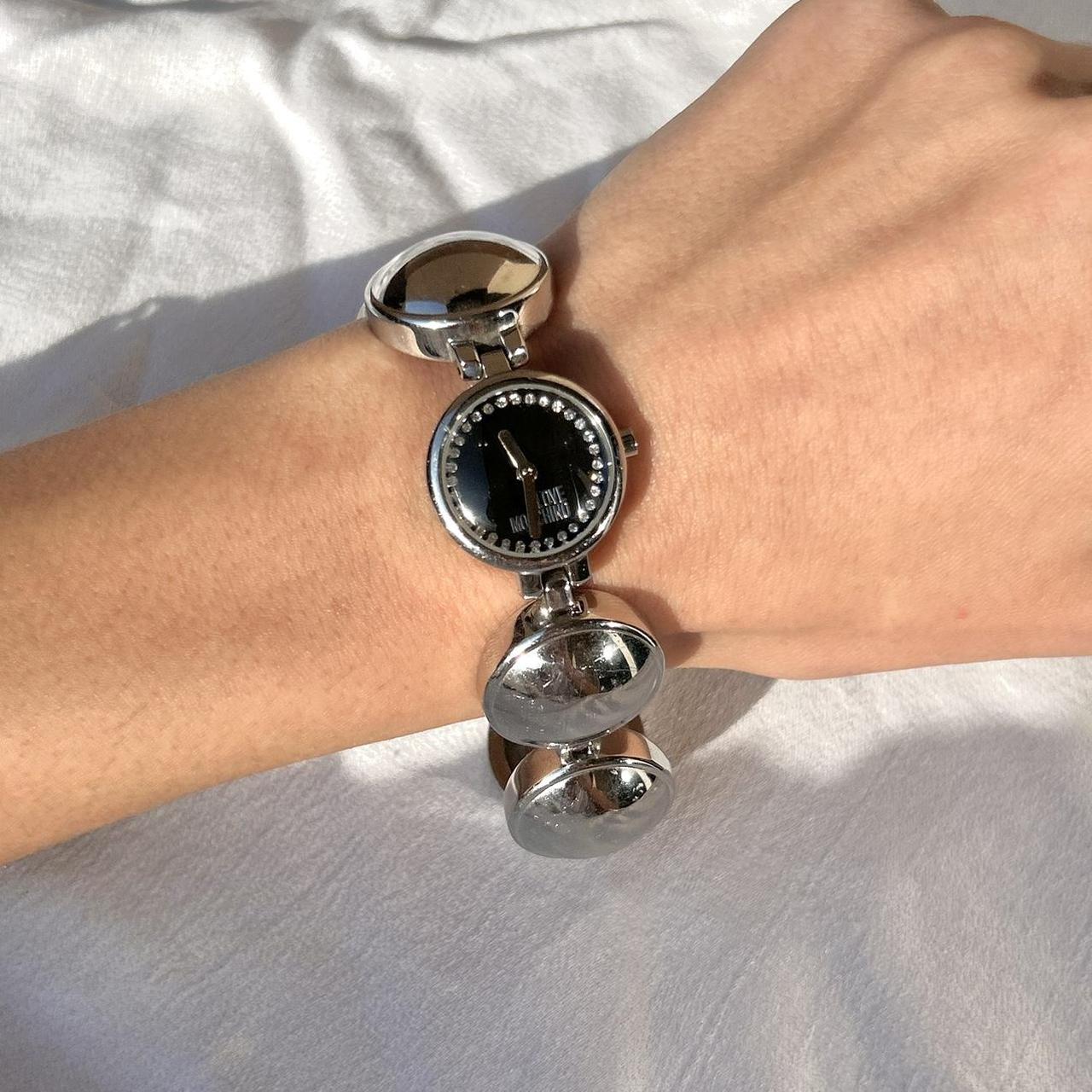 Moschino silver watch